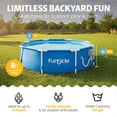 thumbnail image 3 of Funsicle 8'x30" Outdoor Activity Round Frame Above Ground Swimming Pool Set, 3 of 9