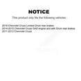 thumbnail image 2 of Transit Auto Rear Brake Drum Shoes and Spring Kit for Car Chevrolet Cruze Limited K8N-100381, 2 of 11