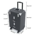 thumbnail image 2 of Multi-Layer Cosmetic Case Nail Tattoo Rolling Multi-function Trolley Suitcase, 2 of 10