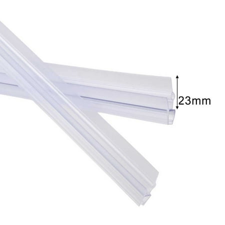 

YaSaLy 2 Pcs 50cm replacement seal shower shower door seal water deflector 4-6mm