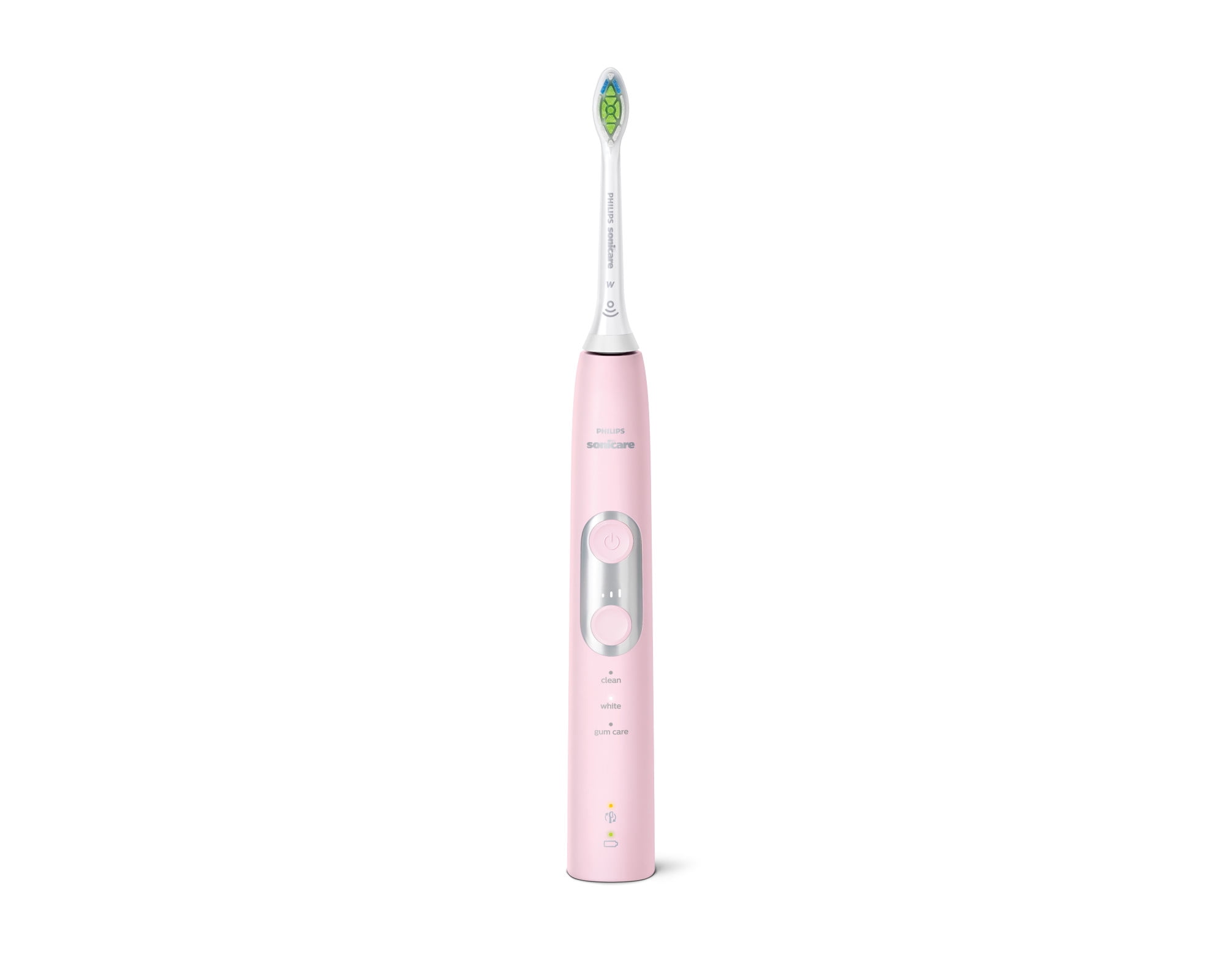 Philips Sonicare ProtectiveClean 6100 Whitening Rechargeable Electric Toothbrush with Pressure Sensor, Pastel Pink Hx6876/21