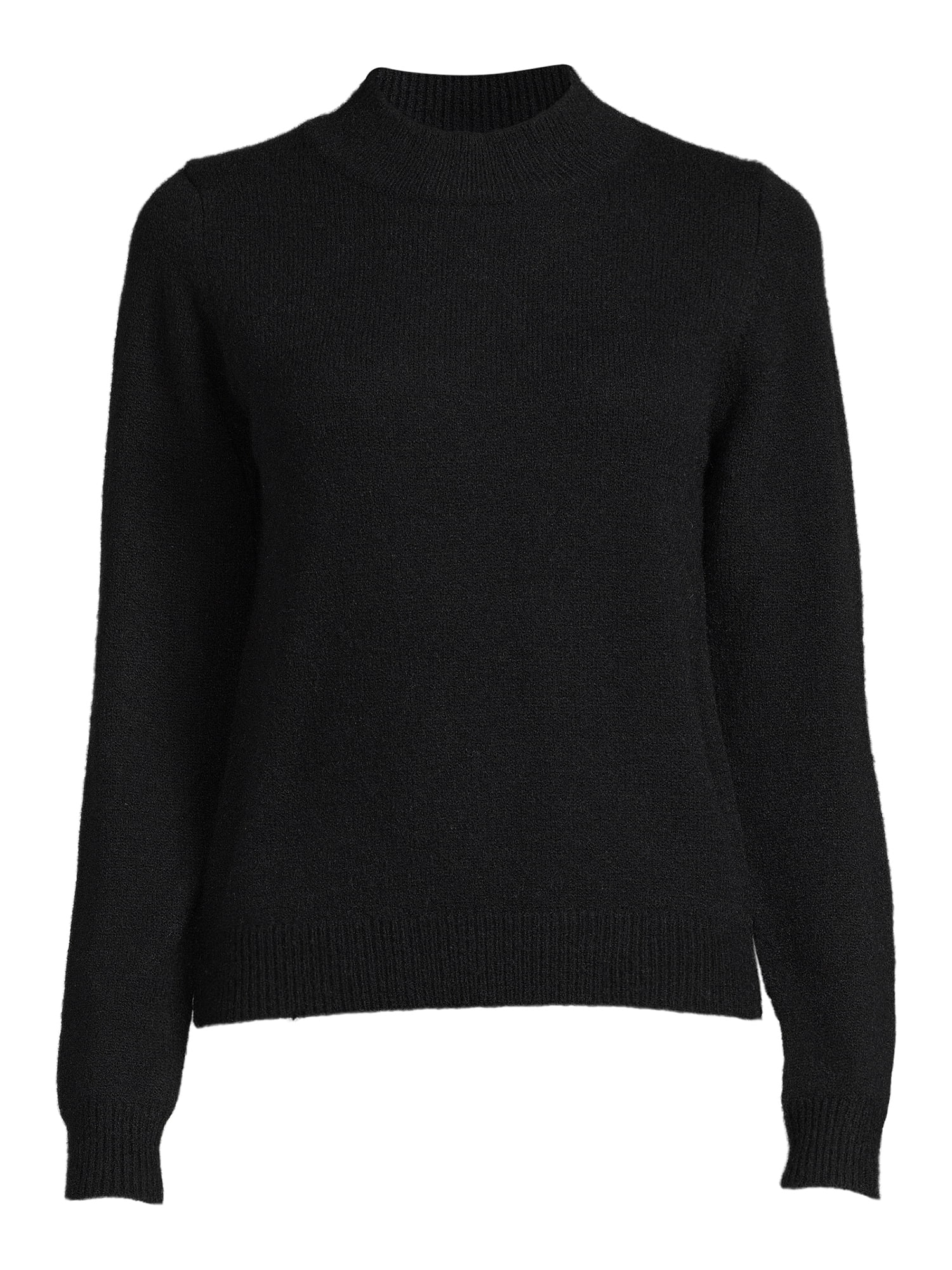 Dreamers by Debut Women's Elbow Patch Mock Neck Sweater