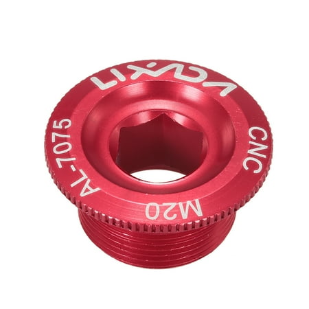 Crank Arm Fixing Bolt - Lixada 1pc M18/M20 Bike Bicycle MTB Mountain Bike Crank Bolt Hollow Fixing Crank Arm Bolt Cap Screw Aluminum Alloy