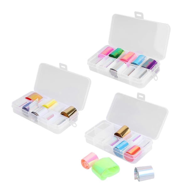 It seems like you're referring to a product listing for **holographic nail stickers** or **fake nail decals**. These are typically adhesive nail