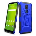 thumbnail image 4 of Compatible for Cricket Icon 3 Case, At&t Motivate 2 Case with Holster Belt Clip Heavy Duty Shockproof Protective Phone Cover with Kickstand [Blue], 4 of 7