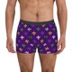 thumbnail image 1 of Fotbe Purple Mardi Gras Calzoncillos Tipo Boxer con Bolsa de Soporte Total para Hombre, X-Temp Fresco, Transpirable y de Secado Rápido-Large, 1 of 5