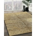 thumbnail image 3 of Ahgly Company Machine Washable Indoor Rectangle Abstract Brown Gold Area Rugs, 4' x 6', 3 of 7