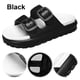 thumbnail image 5 of Almohada Cloud Slides Ajustable Doble Hebilla Suela Gruesa Comodidad para Hombres, 5 of 9