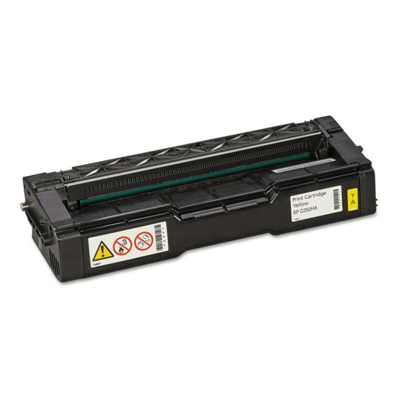 Ricoh 407656 Toner, 6000 Page-Yield, Yellow