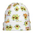 thumbnail image 7 of Naloa Kawaii Mexican Avocado Soft Beanie Hat, Knit Beanie Daily Beanie in Fine Knit for Women Men Winter Travel, Outdoor, 7 of 7