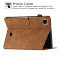 thumbnail image 5 of Artyond 2024 iPad Pro 11 Inch Case M4 5th Generation, Premium PU Leather with Auto Sleep/Wake Card Slots Multi-angle Viewing Stand Case for iPad Pro 11 Inch M4 (5th Generation) 2024 Release, Brown, 5 of 7