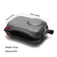 thumbnail image 3 of Mini Storage Bag for DJI OSMO Action 4/3 - PU Leather & EVA, Protective, Quick Release, Includes Silicone Lens Cap, 3 of 6