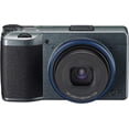 thumbnail image 3 of Ricoh GR IIIx Urban Edition Digital Camera (Metallic Gray) - 24.2 MP, 3" LCD, Snap Distance Priority, SD Card Compatible, Includes Leather Wrist Strap & Blue Lens Cap, 3 of 6
