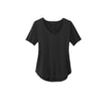 thumbnail image 3 of MERCER+METTLE Women's Stretch Jersey Relaxed Scoop | Soft & Lightweight T-Shirt for Women, Elevated Basic Tee for Work - Deep Black M, 3 of 4