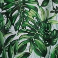 thumbnail image 5 of Orinice Tropical Green Leaves Shower Curtain for Bathroom, Plant Waterproof Fabric Shower Curtain Set,  69x72, 5 of 7