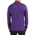 thumbnail image 2 of Men's-Cutter & Buck  Purple ECU Pirates Virtue DryTec Quarter-Zip Pullover, 2 of 2