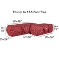 thumbnail image 4 of Covermates Keepsakes Garland Duffle Bag â€“ Durable Polyester, Reinforced Handles, Fits up to 25 Foot Garland Depending on Thickness - Holiday Storage, Red Snowflake, 4 of 4