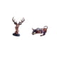 thumbnail image 5 of Figura de cabeza de ciervo,Adorno de cabeza de ciervo,estatua de animal decorativa,Figura de cabeza de ciervo para decoración de mesa creativa,Estatua de toro de resina,Pintura Resina Toro, 5 of 8