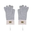 thumbnail image 7 of USB Winter Men Women Fashion Cold Warm Heating Windproof Half Bare Finger Knit Gloves Thermal Safety Comfy Workout Gym Gloves for Driving Cycling Running Hiking Skiing, 7 of 7