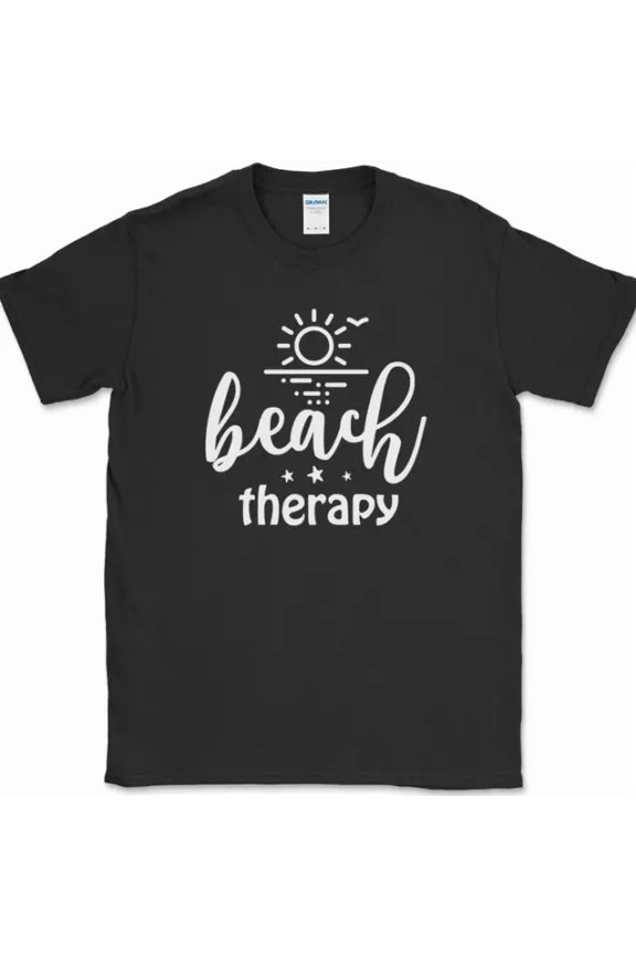Beach Therapy T-Shirt Funny Ocean Family Vacation Gift Tee, Unisex T-Shirt