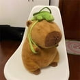 thumbnail image 1 of 33CM Juguete de Peluche de Capibara, Lindo Animal de Peluche de Capibara, Realista Lindo Relleno Capibara Peluche decoración del hogar muñeca de Juguete Suave Regalos para niños Adultos, 1 of 6