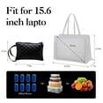 thumbnail image 3 of Mochila Térmica Impermeable 2 en 1 - Para Laptop 15.6" y Almuerzo, Compartimentos Separados, Correa Ajustable, 3 of 7