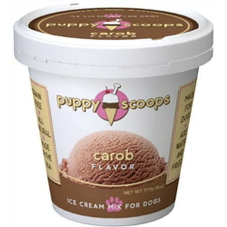 Puppy Scoops Ice Cream Mix for Dogs and Puppies - Carob (Best Dog Food For Pitbull Lab Mix)
