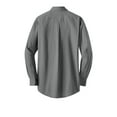thumbnail image 6 of Port Authority S613 Mens Tonal Pattern Easy Care Shirt, Grey - 3XL, 6 of 6