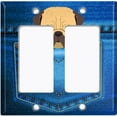thumbnail image 6 of Metal Light Switch Plate Cover Cute Pug Puppy Dog Pocket DOG009, 6 of 20