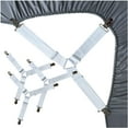 thumbnail image 1 of Bed Sheet Holder Straps Sheet Keepers Bedsheet Holders Fasteners 2 Sets, 1 of 4