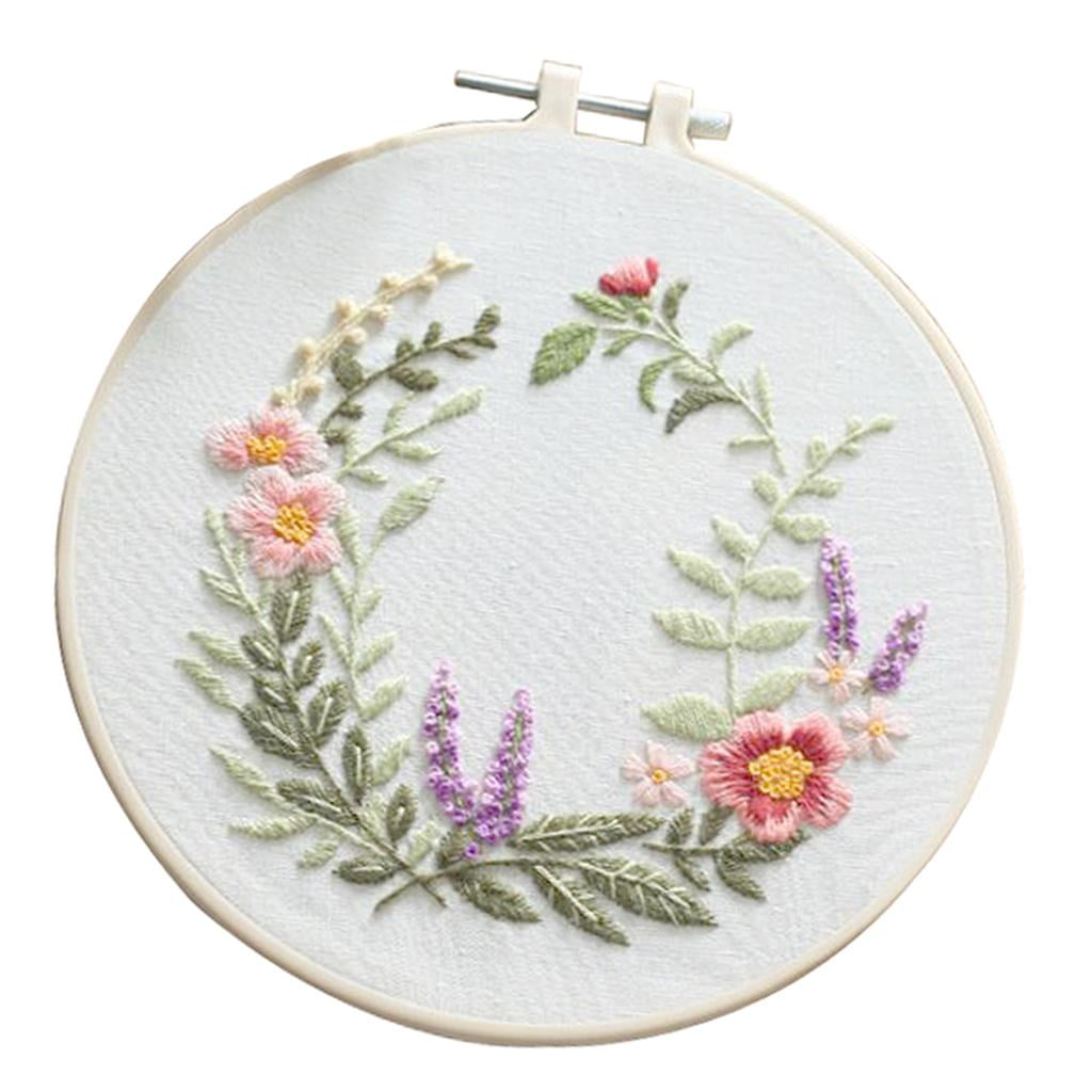 Cross Stitch Embroidery Accessories Linen Cloth In Hoop On White Background  With Floss Scissors And Cloth Indoor Hobby Concept Stock Photo - Download  Image Now - iStock