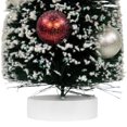 thumbnail image 5 of Northlight 9” Green Frosted Sisal Pine Artificial Christmas Tabletop Tree, 5 of 6