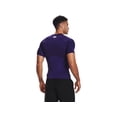 thumbnail image 2 of Camisa de compresión Under Armour HeatGear para hombre púrpura/blanca, 2 of 6