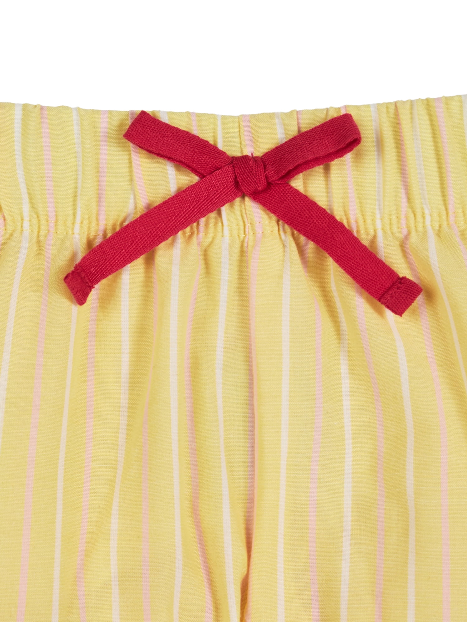 Hello Kitty x Wonder Nation Girls Short Sleeve Pajama Top and Short Pajama Set, 2-Piece, Sizes 4-18