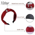 thumbnail image 5 of Motique Accessories Satin Turban Knot Headband for Women and Girls, 5 of 6