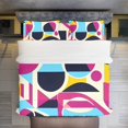 thumbnail image 3 of Colourful Geometric Shapes Four-piece Duvet Cover Set, 3 of 4