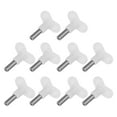 thumbnail image 6 of WHAMVOX 10 Pcs Music Box Key Accessories 3.50X3.00X0.60CM White, 6 of 8