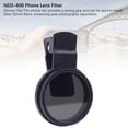 thumbnail image 4 of Clip On ND2-400 Filter, Eliminate Reflection Phone Lens ND Filter Enhance Contrast Adjustable  for Photography, 4 of 7