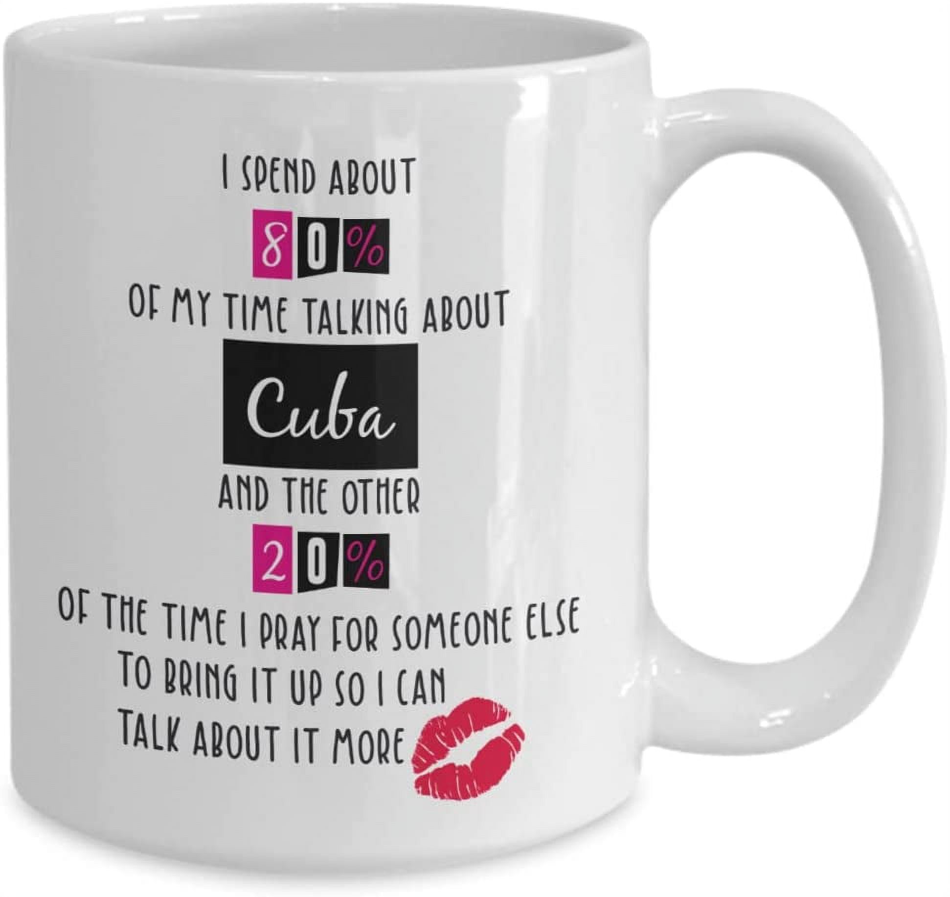 Cuba Coffee Mug, Cuba Gifts, Gifts For Cuba, Cuba Gifts For Man And Woman, Cuba Mug, Cuba Friend Gift, Birthday Christmas Basket gag Gift Idea - image 2 of 3