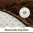 thumbnail image 7 of Junovo Round Fluffy Area Rugs For Kids Girls Princess Castle Plush Shaggy Carpet Cute Circle Nursery Rug For Kids Room Bedroom Living Room,4'x4',Coffee, 7 of 7