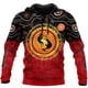 thumbnail image 2 of Sudadera con capucha estampada con bandera aborigen en el interior de arte aborigen Nueva sudadera con capucha y sudaderas para hombres y mujeres Sudadera con capucha de moda, 2 of 4