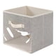 thumbnail image 1 of Fabric Cube Storage Box Transparent Storage Box Creamy white, 1 of 5
