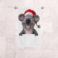 thumbnail image 6 of Coolnut Fingertip Hand Towels, Set of 2 Pcs Fun Koala with Hat Absorbent Face Bath Towels for Bathroom Kitchen, 30"x15", 6 of 6