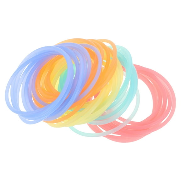 WORGEOUS  50 Pcs Rubber Band Bracelet Giant Bracelets Tissue Rack Dispenser Child