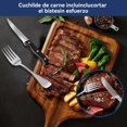 thumbnail image 3 of 48+1 PCS Juego De Cubiertos con Organizador de Cubiertos,Cubiertos De Acero Inoxidable 8 Personas,Porta Cubiertos De Cocina,con Cuchillos para Carne,Cucharas,Resistente Al &Oacute;xido,Apto Para L, 3 of 7