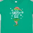 thumbnail image 4 of Inktastic Funny Christmas I'm the Sassy Elf with Shoes and Hat Boys or Girls Toddler T-Shirt, 4 of 5