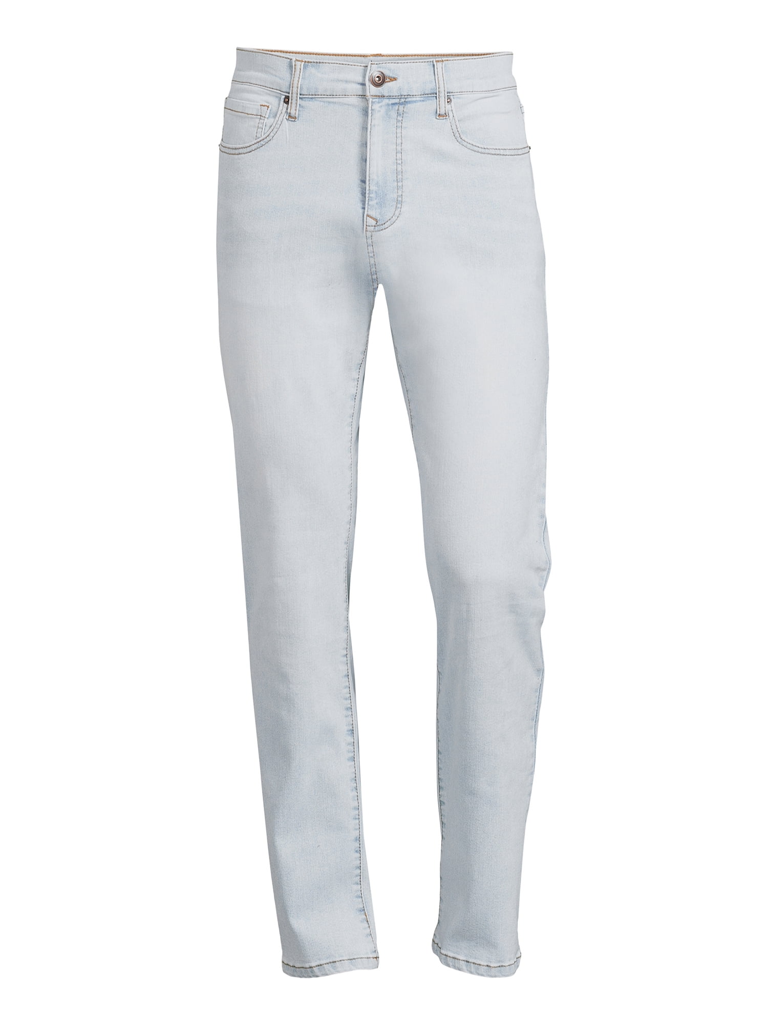 23cm Laser Logo Denim Straight Jeans
