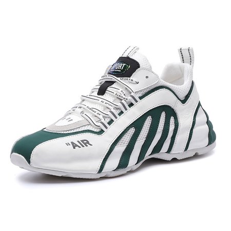 

Men s Zebra-print Leather Sneakers Fashion High Gang Breathable Non Slip Casual Sports Running Flat Shoes
