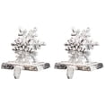 thumbnail image 5 of Northlight 12.5" Silver Snowflake Christmas Stocking Holder, 5 of 7