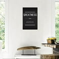 thumbnail image 4 of Motivational Wall Art Inspirational Pictures Prints on Canvas Inspiring Entrepreneur Quotes Posters Greatness Noun Work Painting Artwork Office Home Gift Frame Ready to Hang12x18, 4 of 6